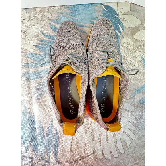 Cole Haan Original Grand Stitchlite Grey Yellow sedona men's shoes 10.5 M 212850 - Picture 5 of 10